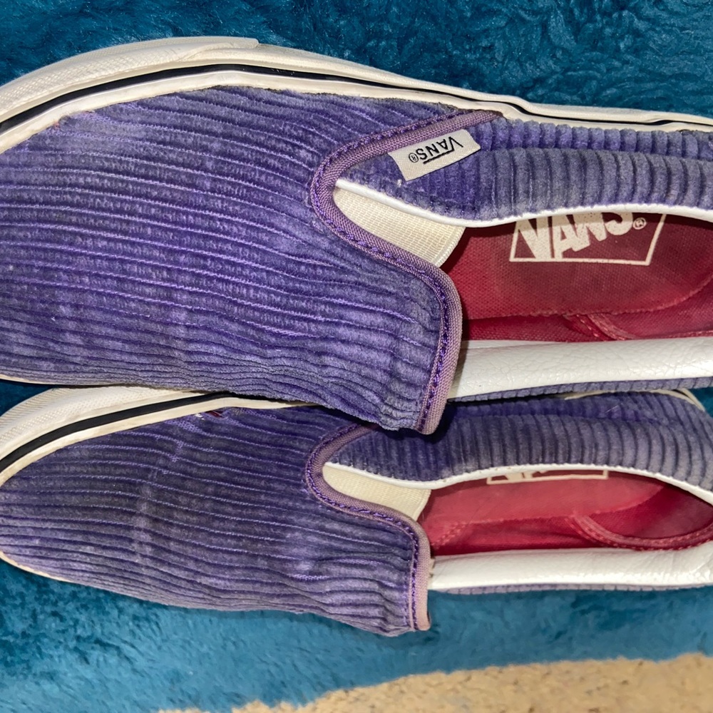Purple Velvet Vans